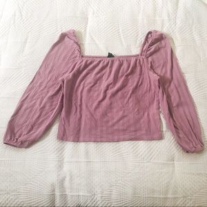 Pink crop top
